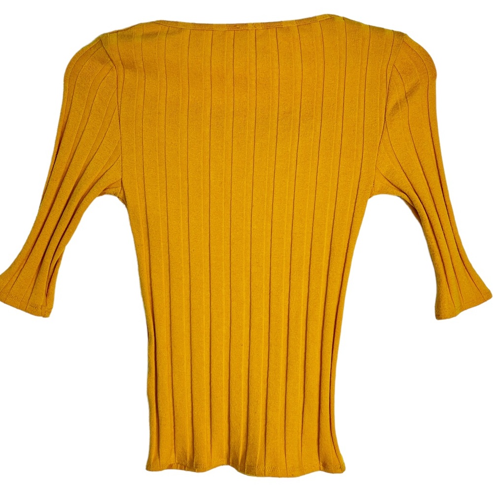 NWOT Free People Central Park Cardigan Sweater In Golden Yellow Women’s Sz XS - Picture 3 of 7